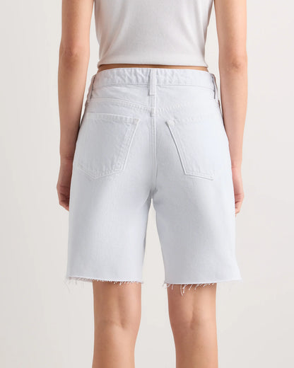 Maya Rigid Bermuda Shorts - 24 / Powder Blue Destruct