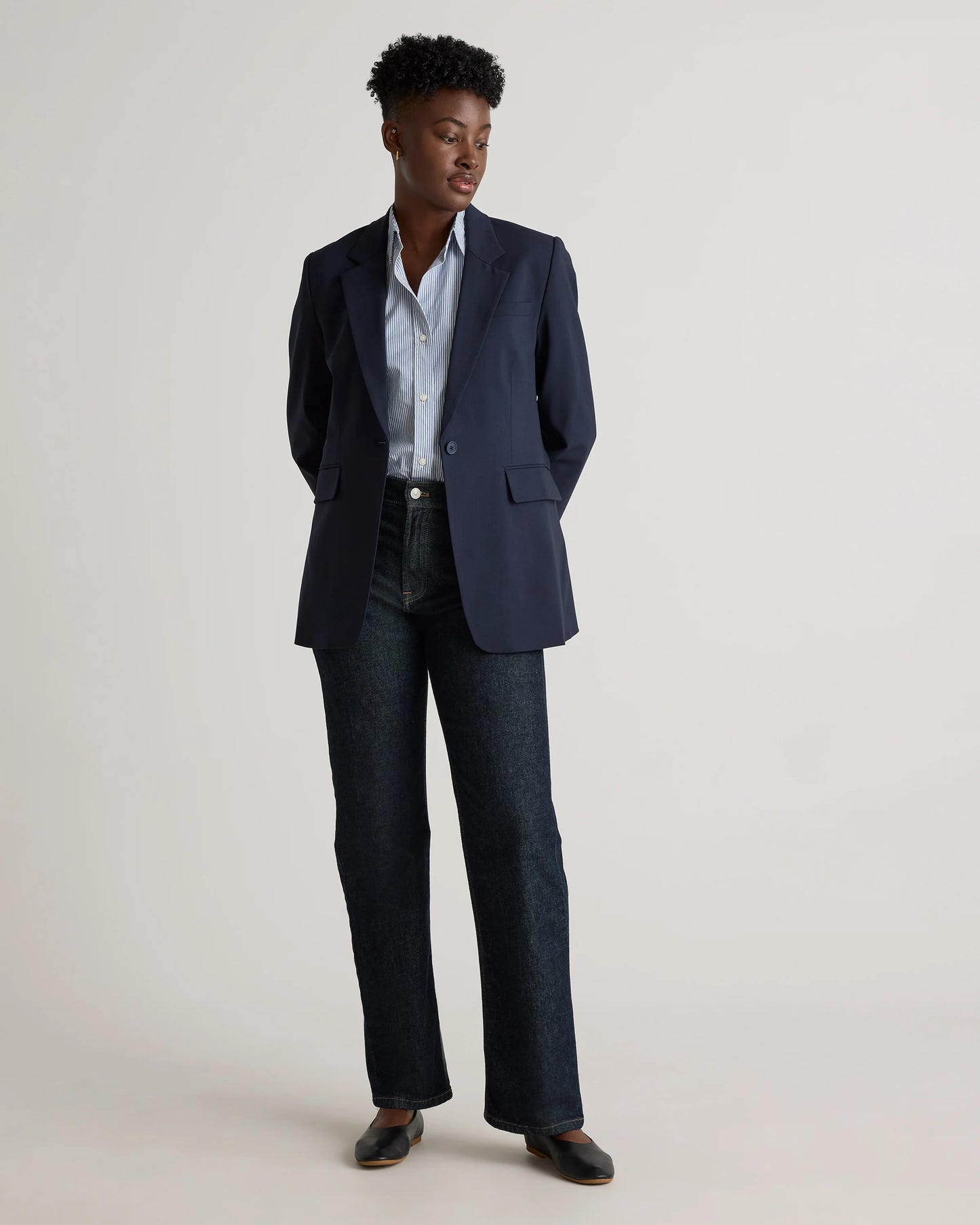 Italian Wool Long Blazer - XS / Sahara Camel