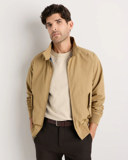 Heritage Water-Resistant Harrington Jacket - S / Deep Navy