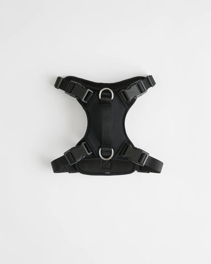 Neoprene Double Panel Dog Harness - XS / Black