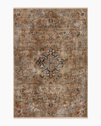 Sari Performance Rug - 5'3" x 7'10" / Spice/Gold