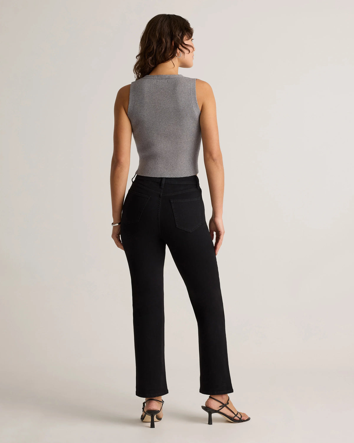 Bella Stretch Straight Jeans - 24 / Twilight Blue Fray