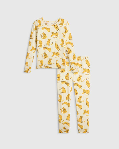 Bamboo Long Sleeve and Pant Pajama Set - 2T / Wildflower Dreams