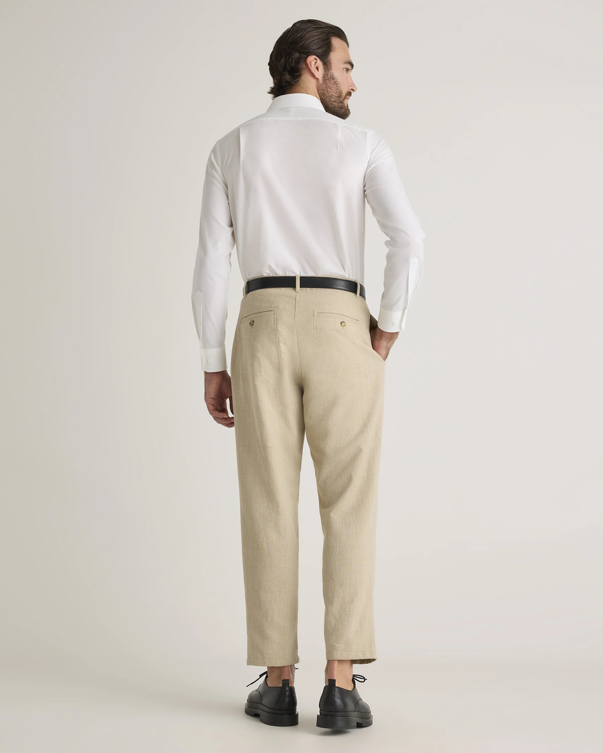 Organic Cotton Cashmere Dress Shirt - XS / Pale Blue