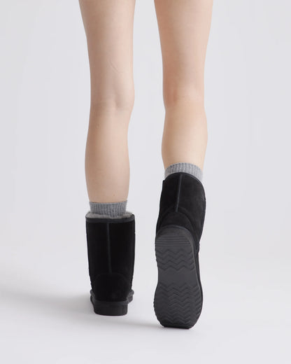 Australian Shearling Mid-Calf Boot - 6 / True Black