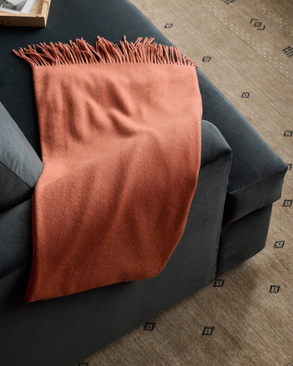 Mongolian Cashmere Throw - 50x60 / Heather Grey