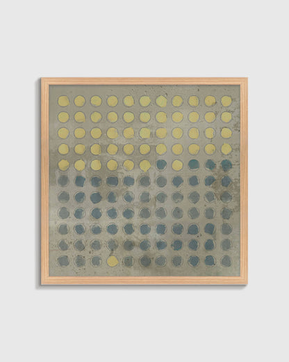 Circling the Square 1 by Jacques Pilon - 21.25"x21.25" / Oak