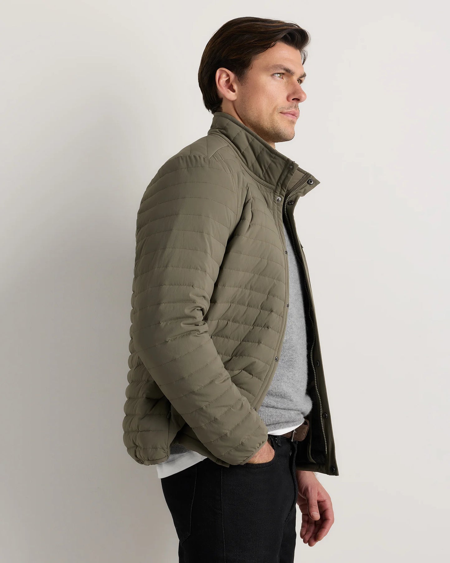 Responsible Down Quilted Jacket - S / Faded Cargo Green