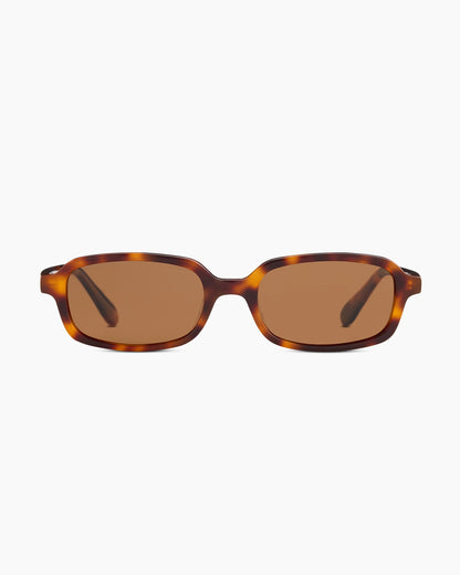 Mykonos Polarized Acetate Sunglasses - One Size / Black with Green lens