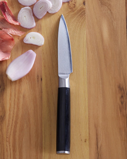 Essential Japanese Damascus Steel 3.5" Paring Knife - One Size / No Color