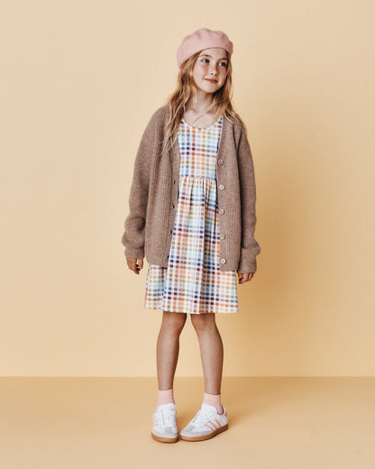 Washable Cashmere Oversized Fisherman Cardigan - 10 / Oatmeal
