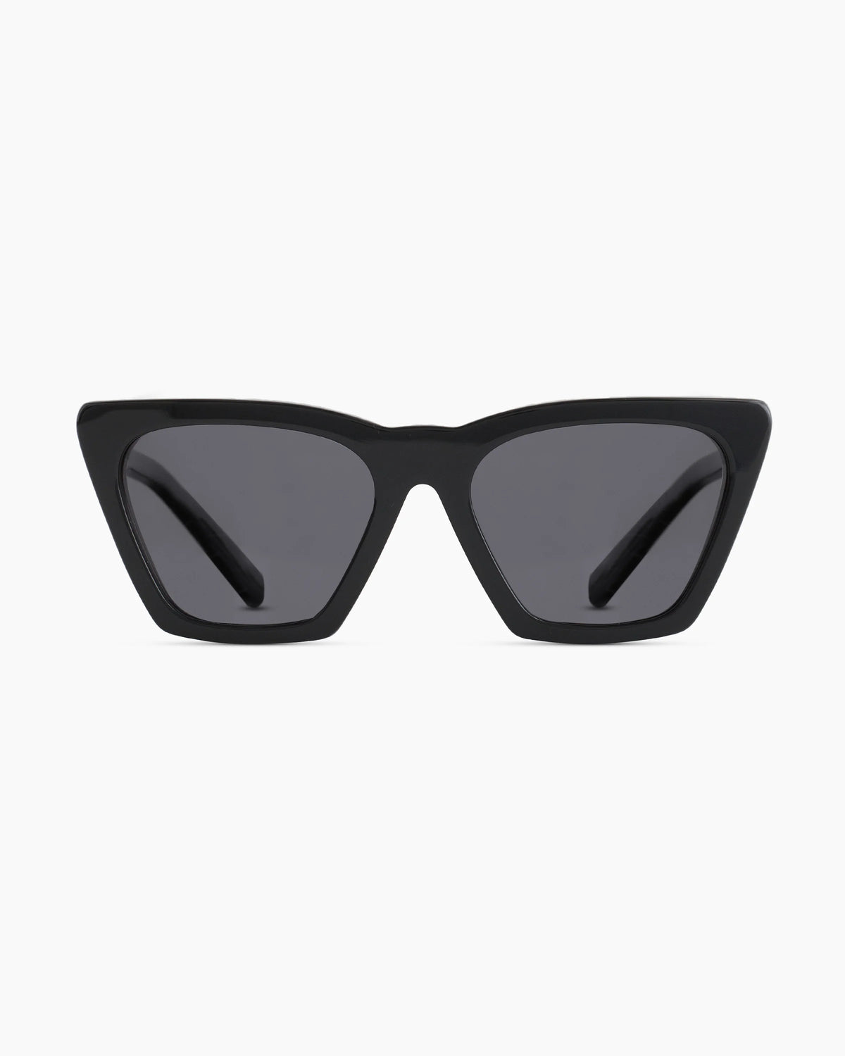 Andy Polarized Acetate Sunglasses - One Size / Black with Grey lens
