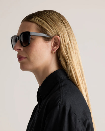 Barcelona Polarized Acetate Sunglasses - One Size / Tortoise with Brown Gradient lens