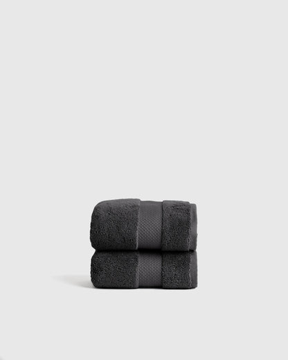 Turkish Ultra Plush Hand Towel (Set of 2) - One Size / White