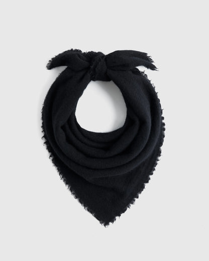 Mongolian Cashmere Square Scarf - One Size / Rich Burgundy