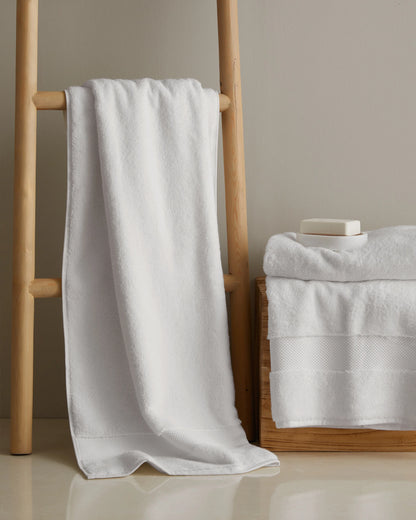 Turkish Ultra Plush Bath Towel (Set of 2) - One Size / White
