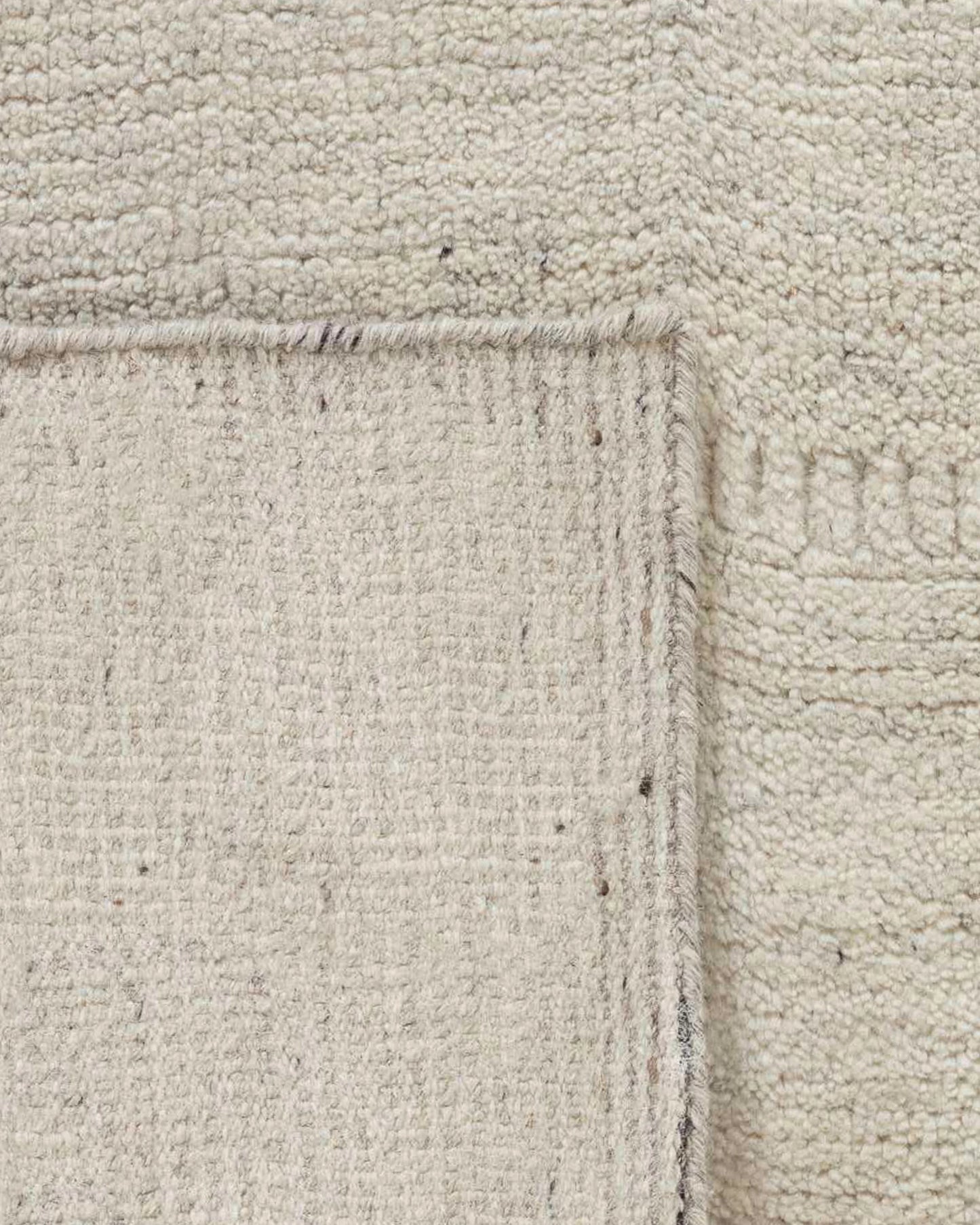 Wynona Hand-Knotted Wool Rug - 5' x 7'6" / Beige