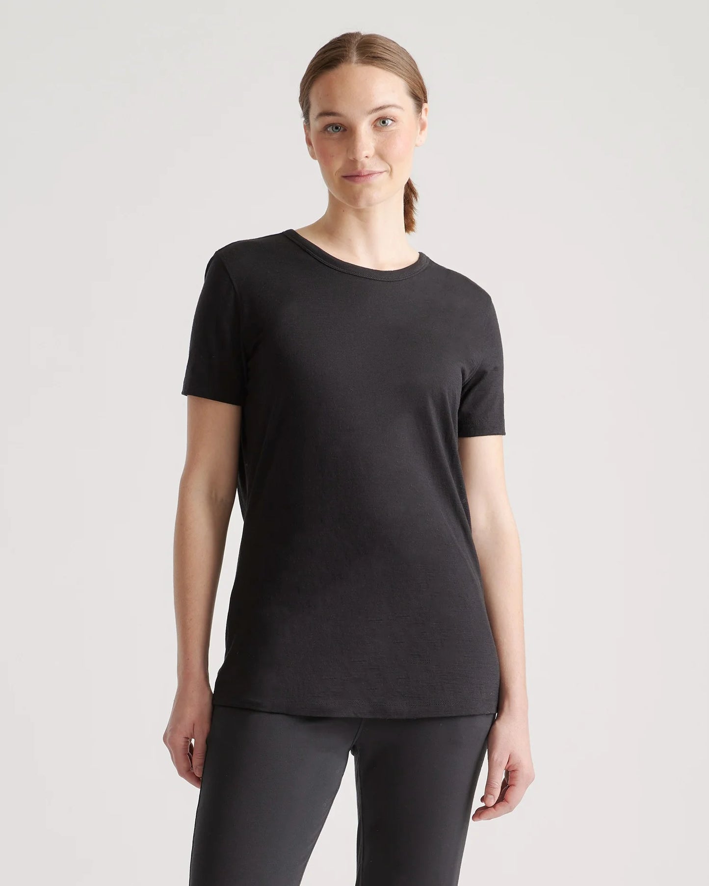 100% Merino Wool All-Season Base Layer Tee - XS / Sea Spray Green