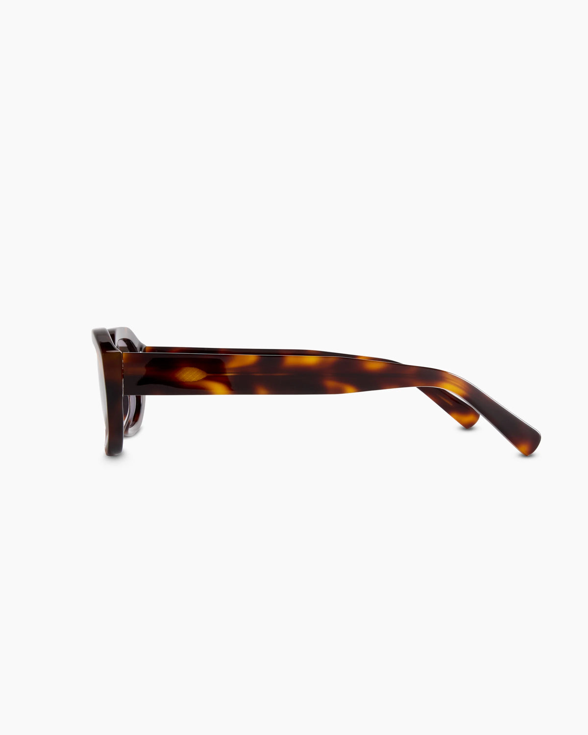 Barbados Polarized Acetate Sunglasses - One Size / Clear Spice with Grey lens