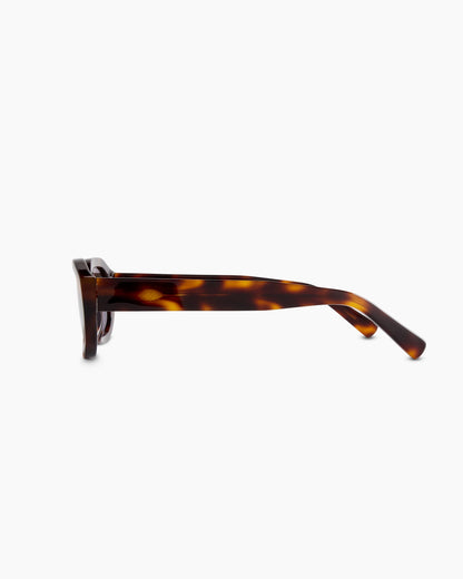 Barbados Polarized Acetate Sunglasses - One Size / Clear Spice with Grey lens