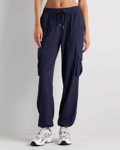 Performance Tech Cargo Mid-Rise Pants - XS / Black