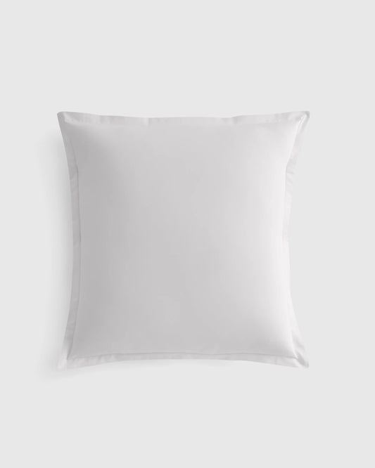 Organic Crisp Percale Euro Sham - Euro / White