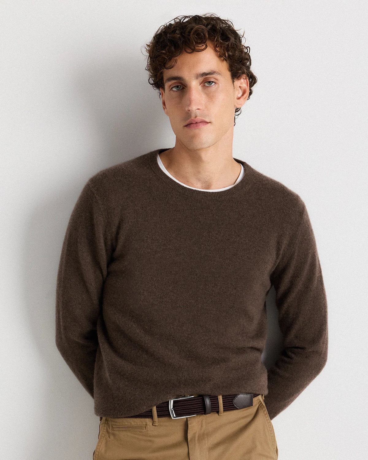 James Woven Stretch Belt - 30 / Black