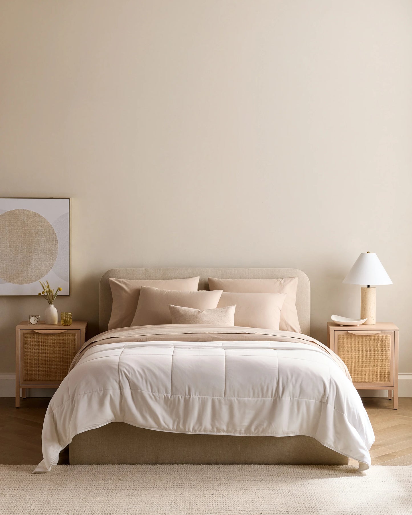 Bamboo Comforter - Twin / Soft Pink