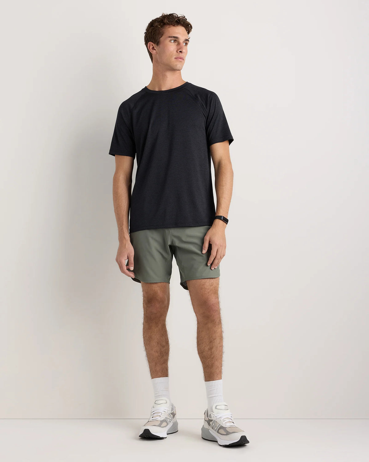 Mesh Performance Training Tee - S / Heather Grey