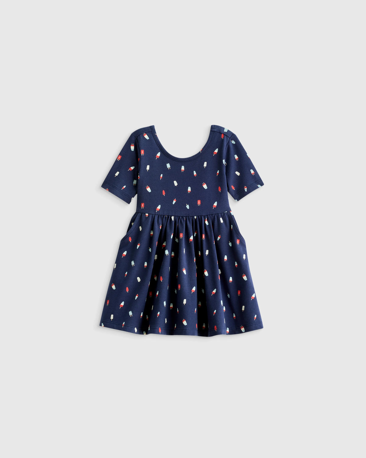 Organic Cotton Skater Dress - 3-6M / Animal Print