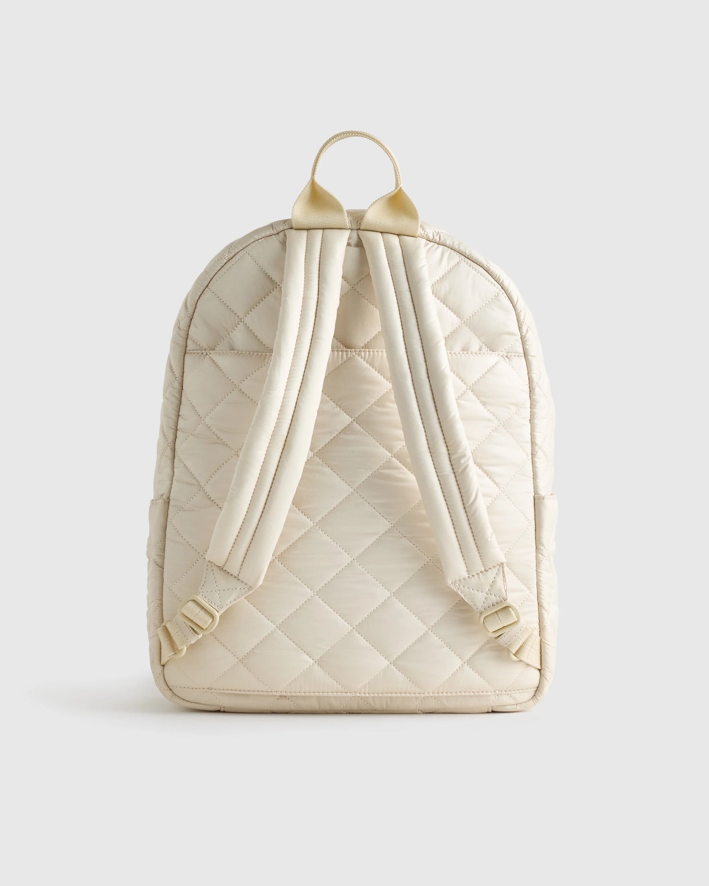 Transit Quilted Commuter Backpack - One Size / Taupe Brown