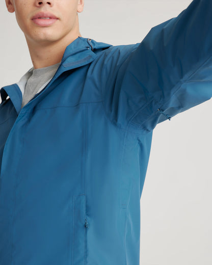 Weather Proof Rain Shell Jacket - S / Ink Blue