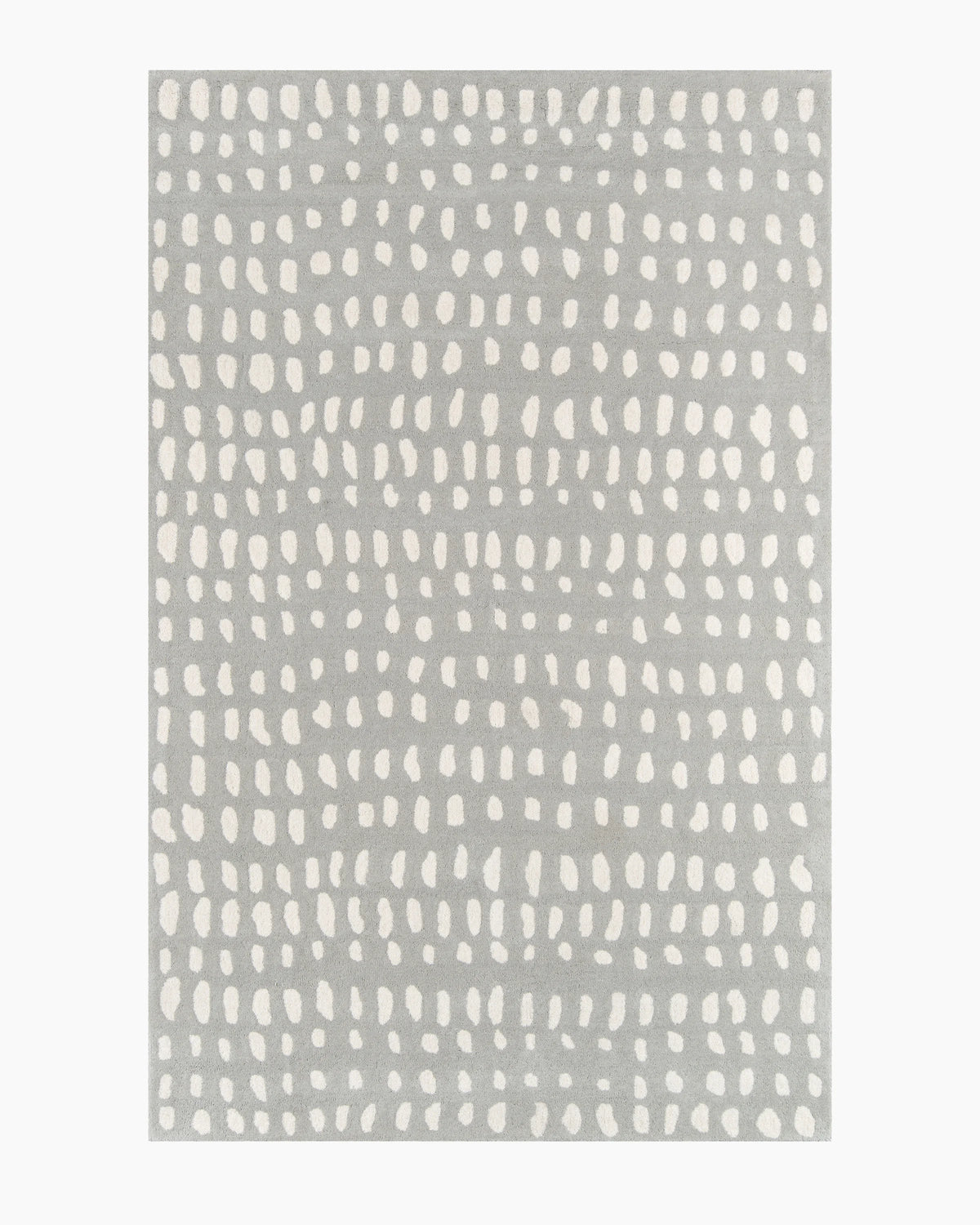 Painterly Dots Hand-Tufted Wool Rug - 3'6" x 5'6" / Navy