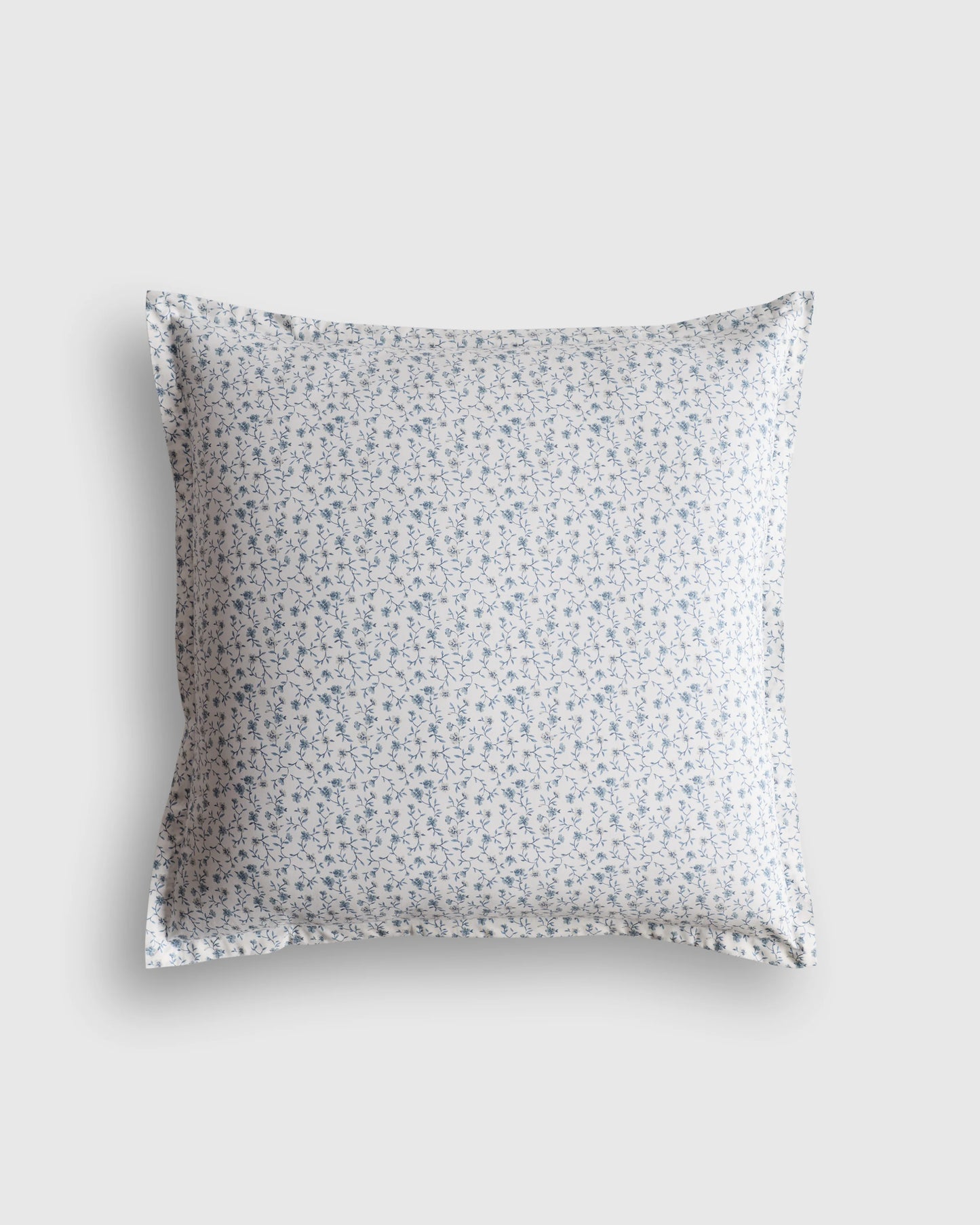 Organic Crisp Percale Euro Sham - Euro / White