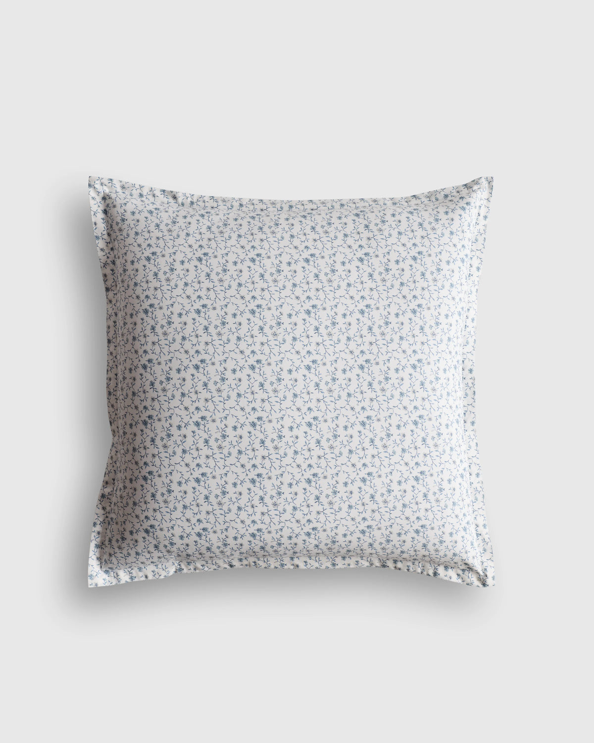 Organic Crisp Percale Floral Euro Sham - Euro / Toffee Florette