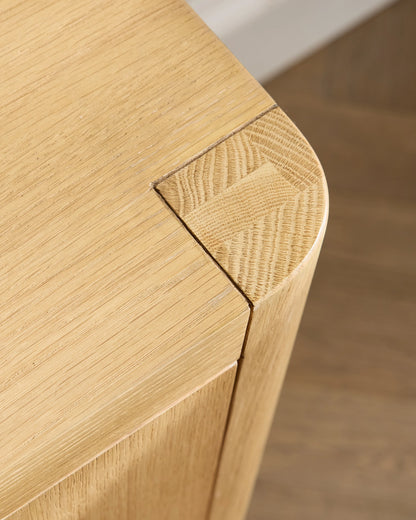 Rustic Oak Sideboard - One Size / Natural