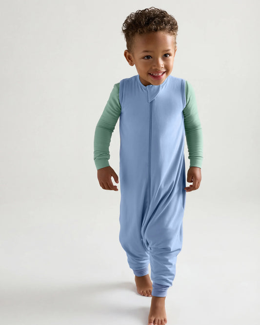 Bamboo Sleep Bag Walker 1.0 TOG - M / Colony Blue