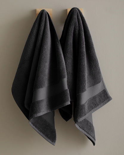 Turkish Ultra Plush Hand Towel (Set of 2) - One Size / White