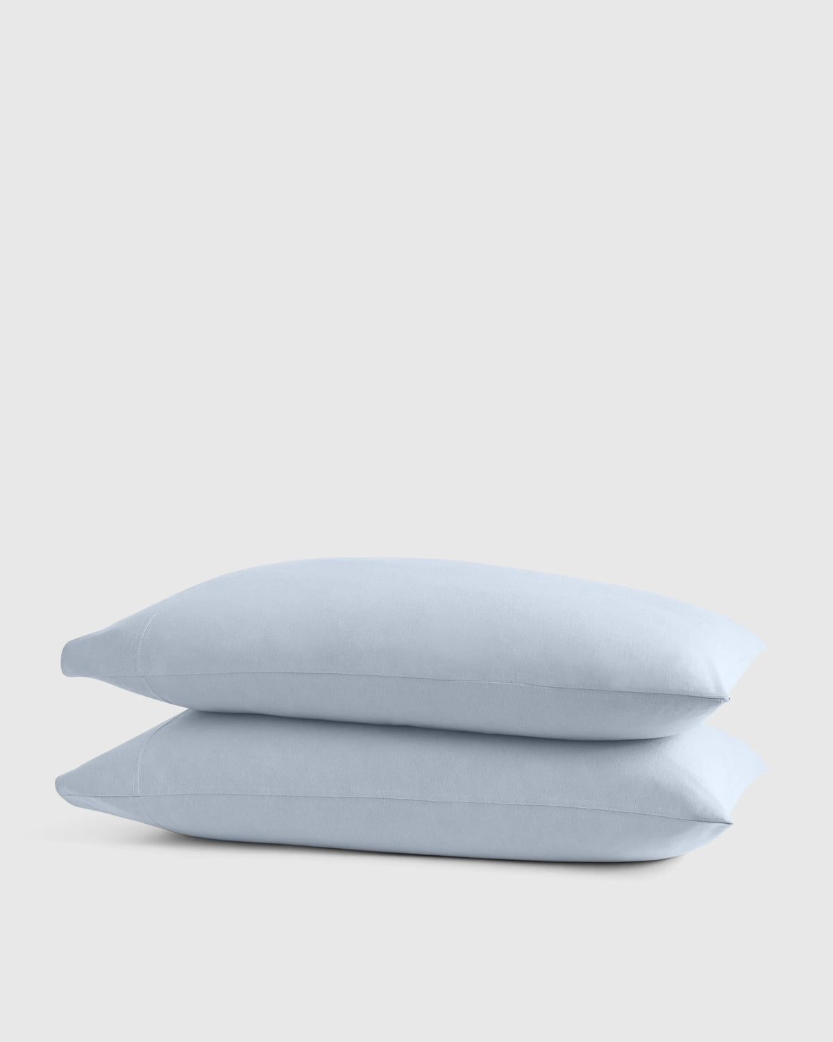 Organic Jersey Pillowcase Set - Standard / Light Blue