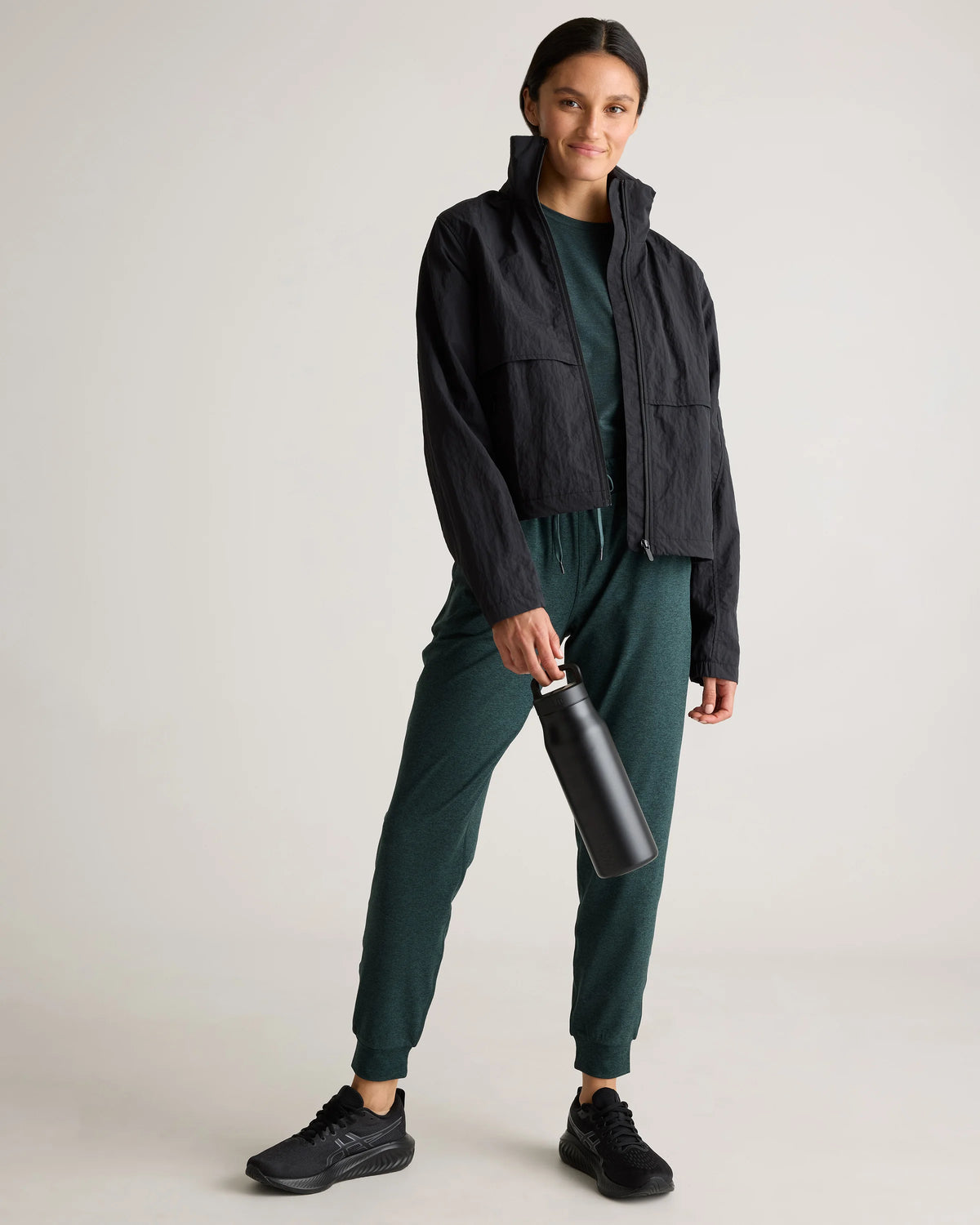 Flowknit Mid-Rise Joggers - XS / Black
