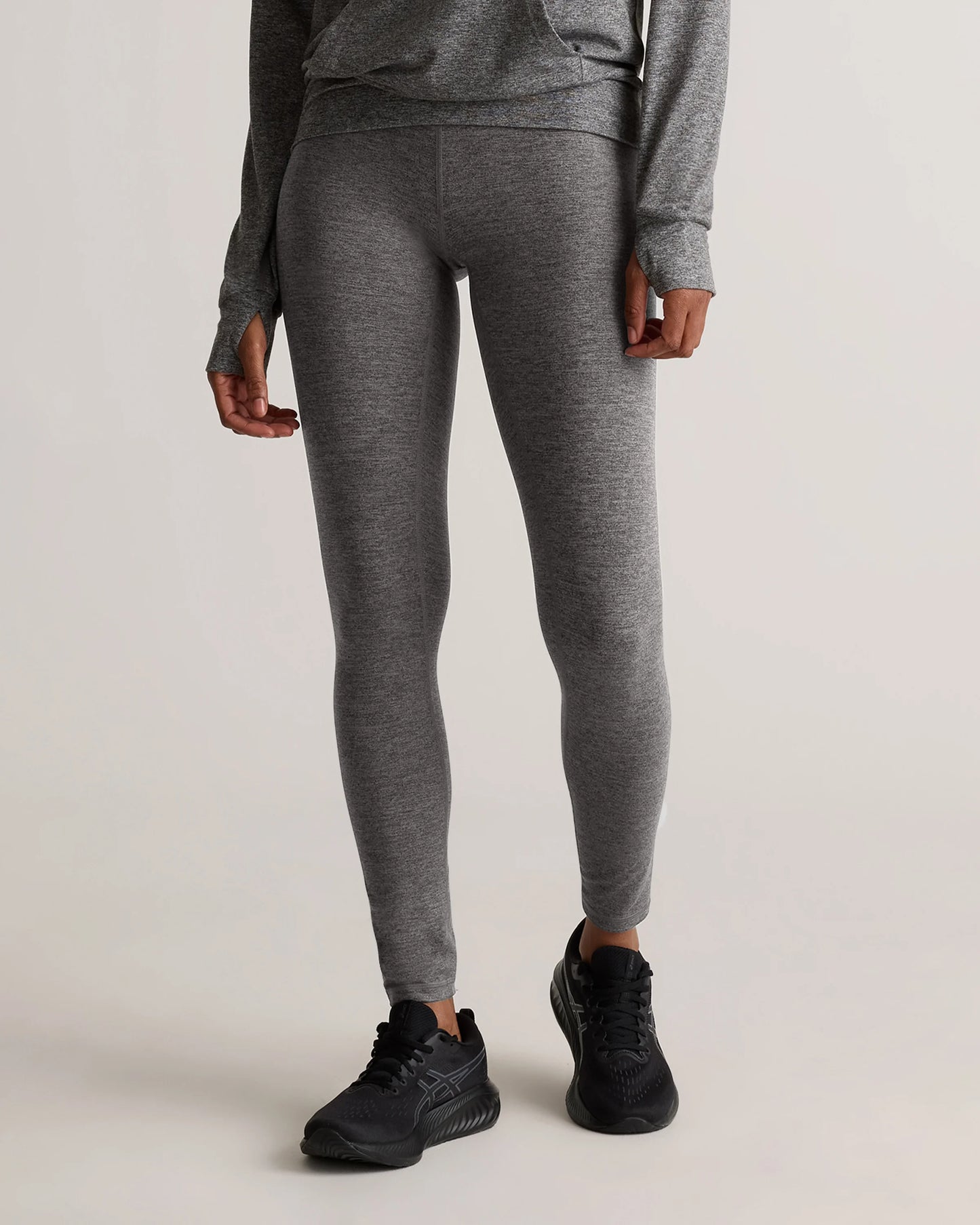 Ultra-Soft High-Rise Legging - XS / Heather Oatmeal