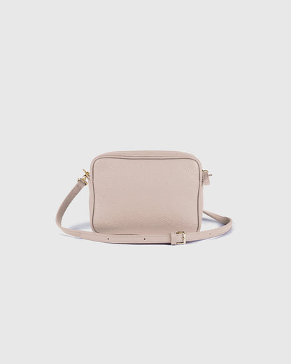 Italian Leather Crossbody Bag - One Size / Black Croco