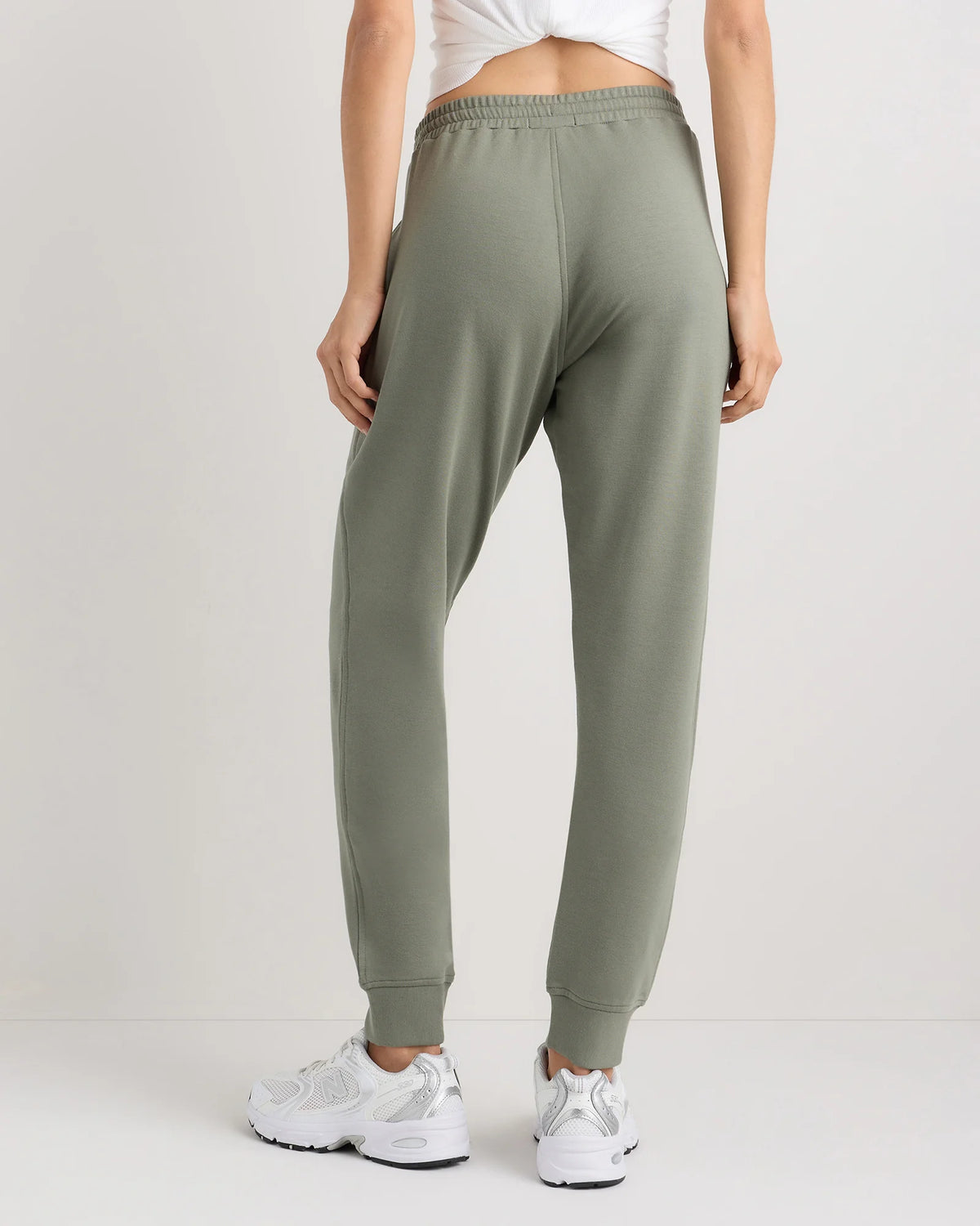 SuperSoft Fleece Joggers - XS / Smoked Thyme Green