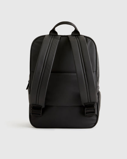 Water Repellent Puff Commuter Backpack - One Size / Black
