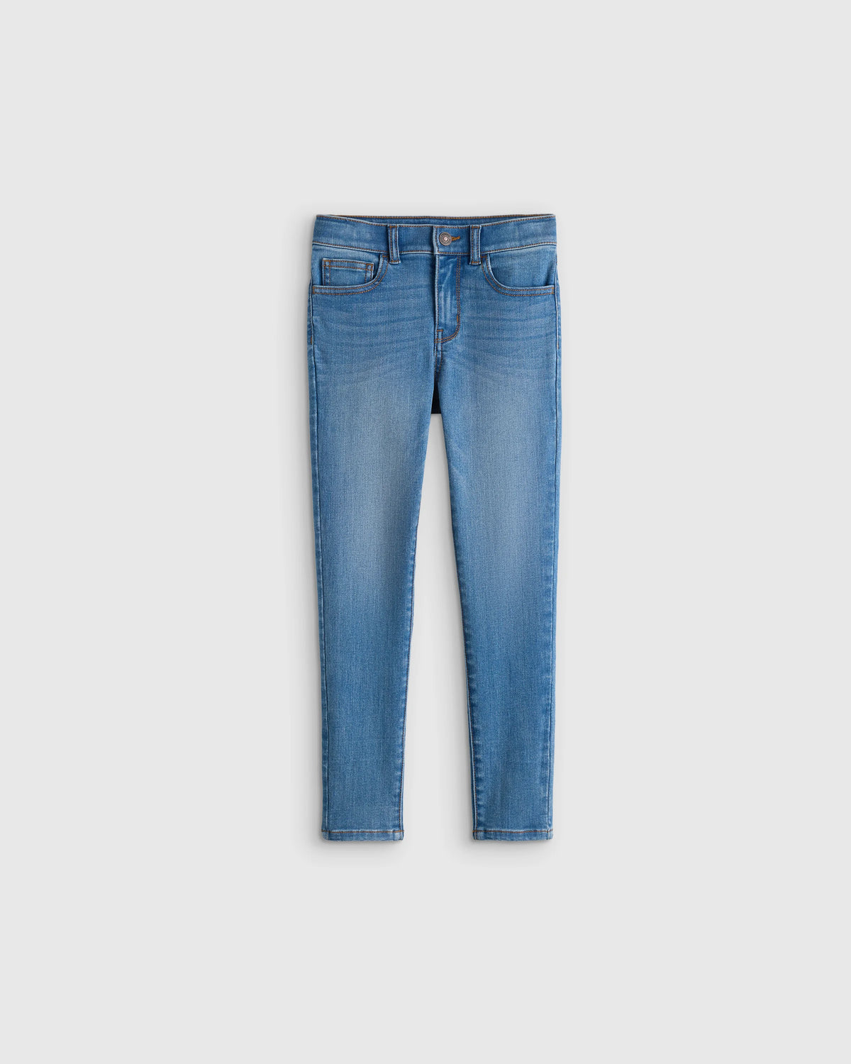 Girls Stretch Skinny Jeans - 6 / Medium Wash