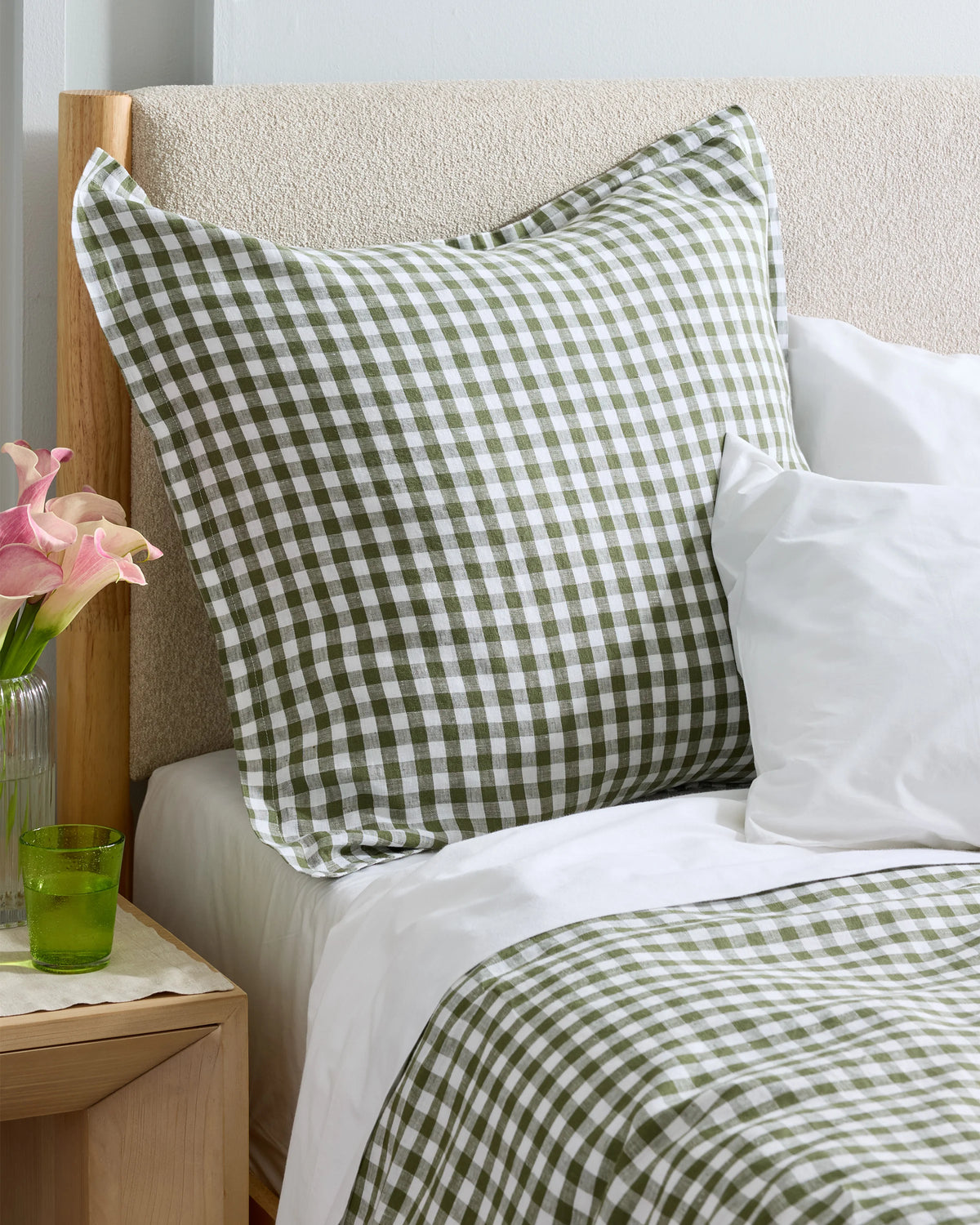 European Linen Euro Sham - Euro / Sand
