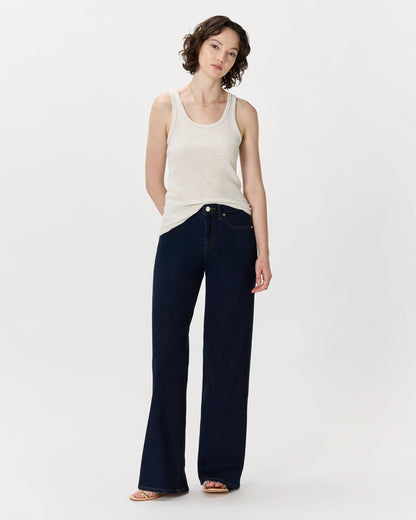 Bella Stretch Wide Leg Jeans - 24 / Frosted Blue