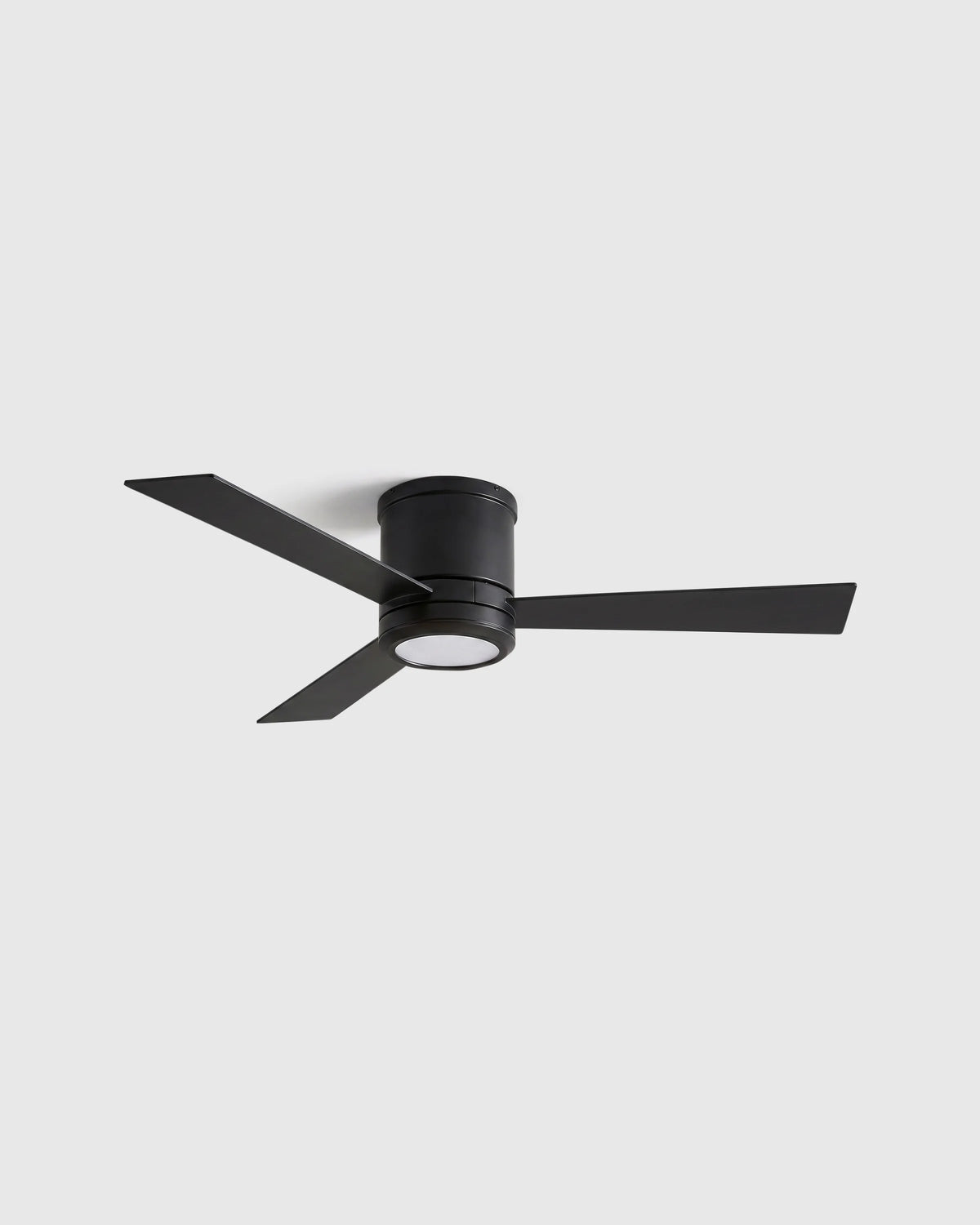 Simple Metal Hugger LED Ceiling Fan - 42" / White