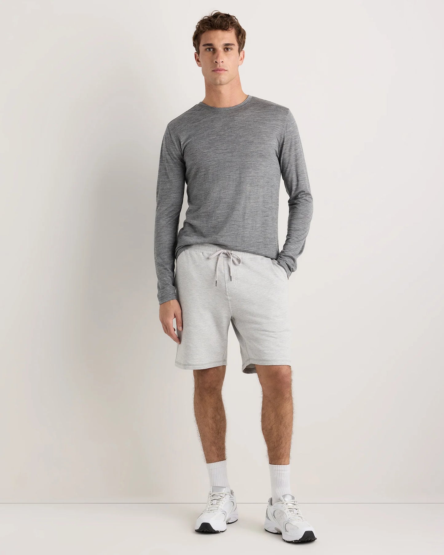 Supersoft Fleece 7.5" Sweatshorts - S / Heather Oatmeal