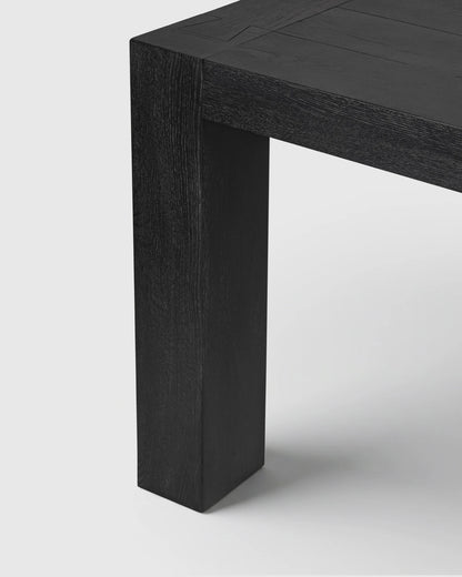 Reclaimed Oak Parsons Dining Table - One Size / Weathered Oak
